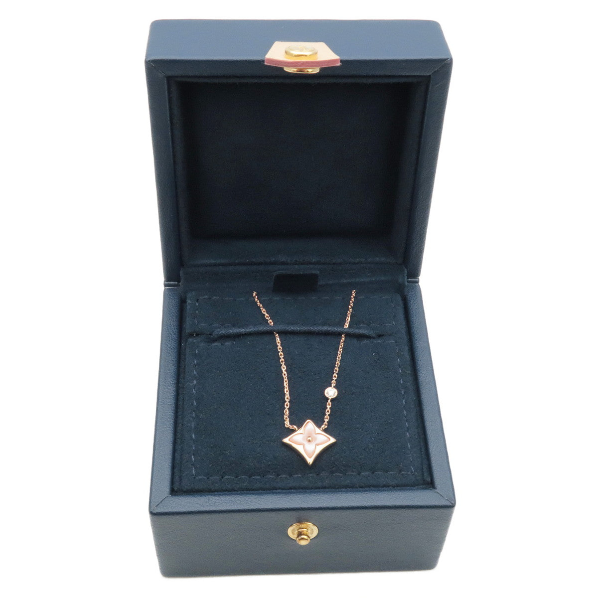 Louis Vuitton Pre-owned Blossom Bb Diamond Pendant Necklace