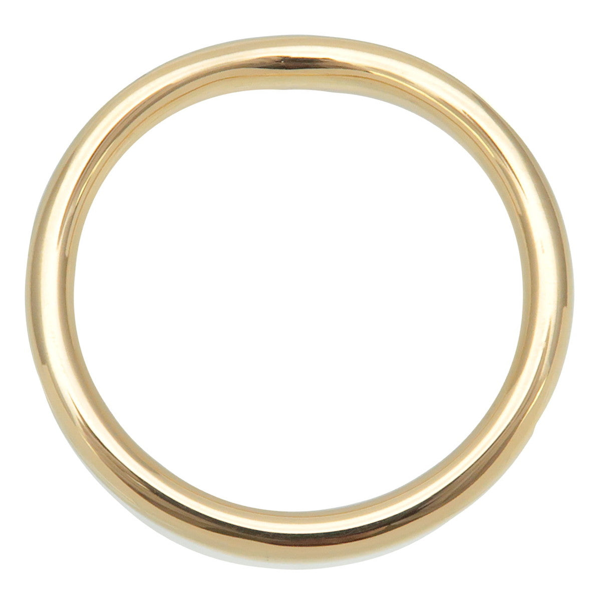Tiffany&Co. Curved Band Ring 9P Diamond Yellow Gold US4-4.5 EU48