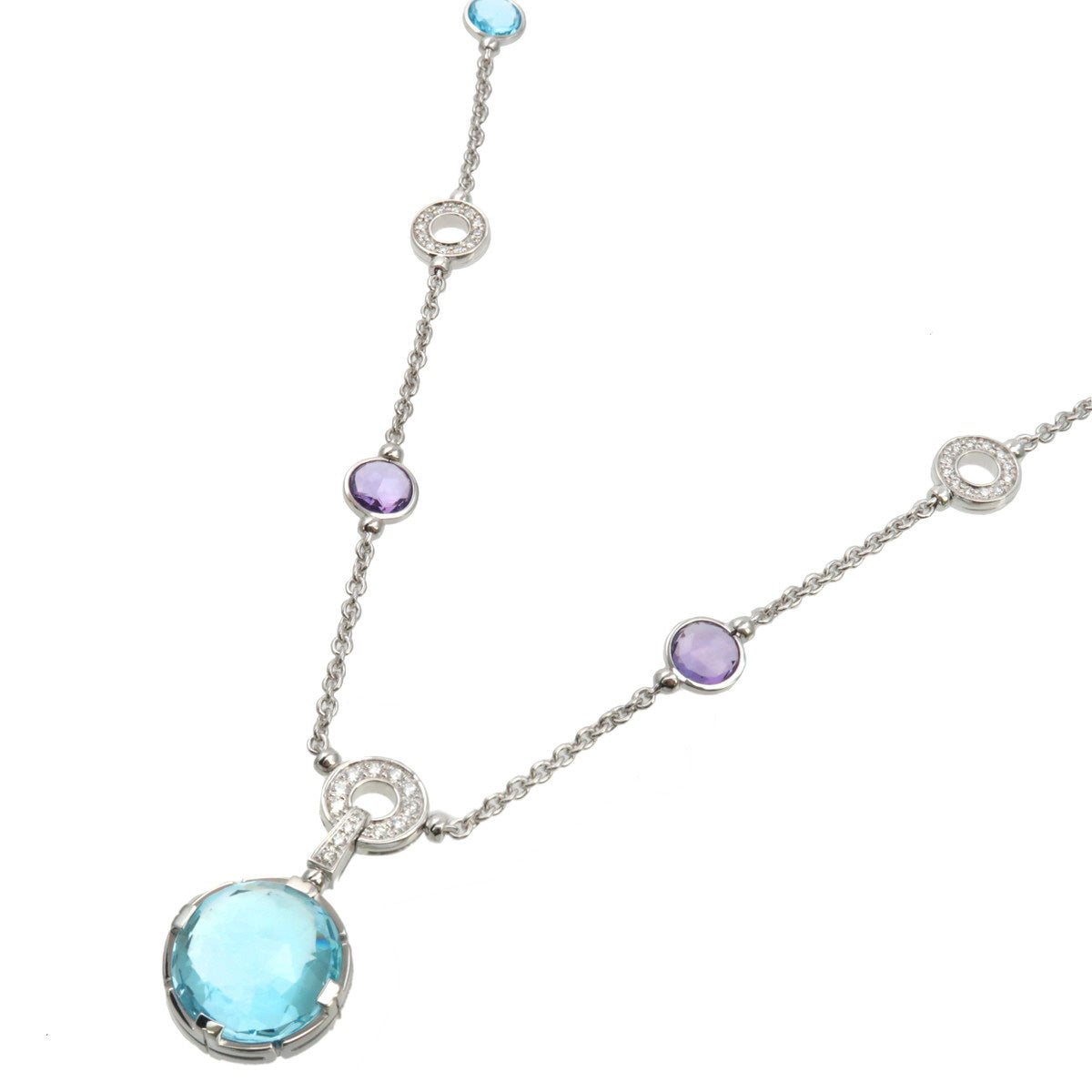 BVLGARI-Parentesi-Necklace-Blue-Topaz-Amethyst-Diamond-White-Gold