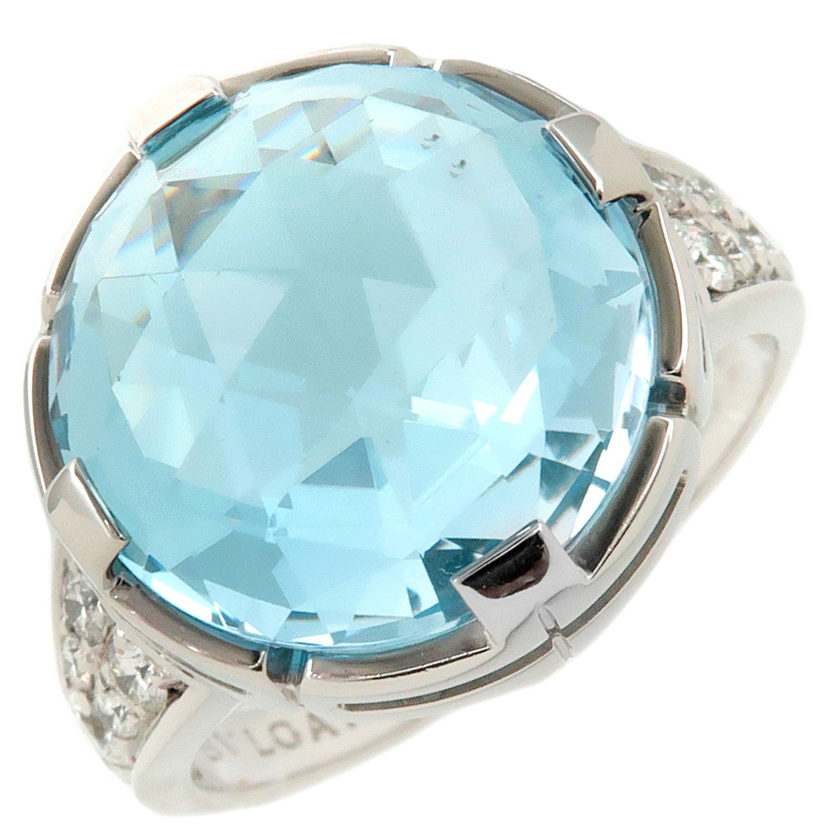 BVLGARI-Parentesi-Ring-Blue-Topaz-Diamond-White-Gold-US6-6.5-EU52