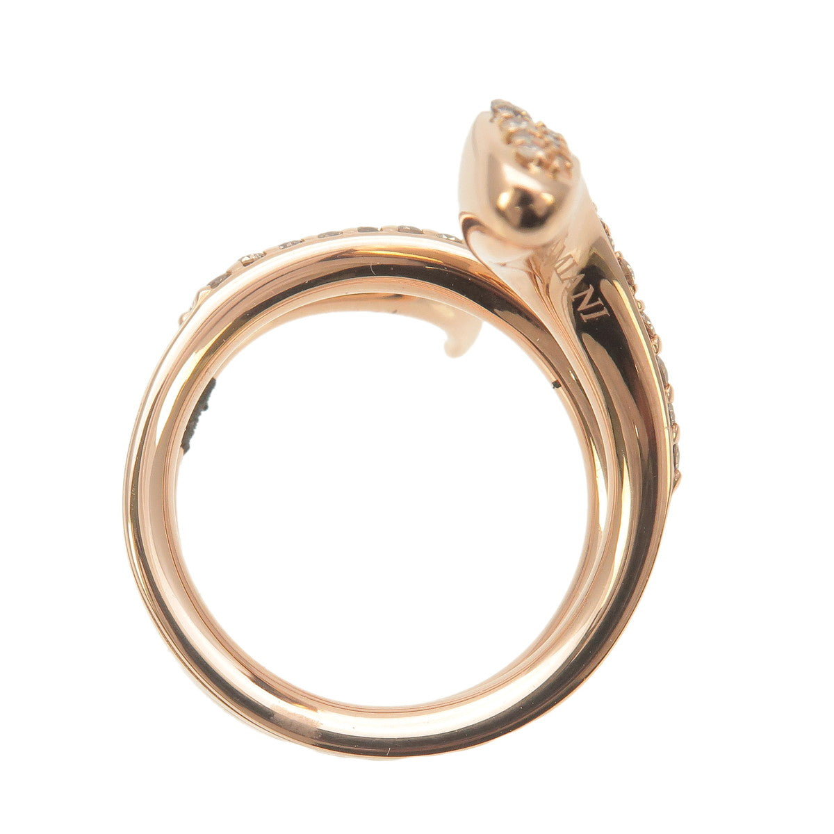 DAMIANI Eden Diamond Ring K18PG Rose Gold US5-5.5 HK11 EU50