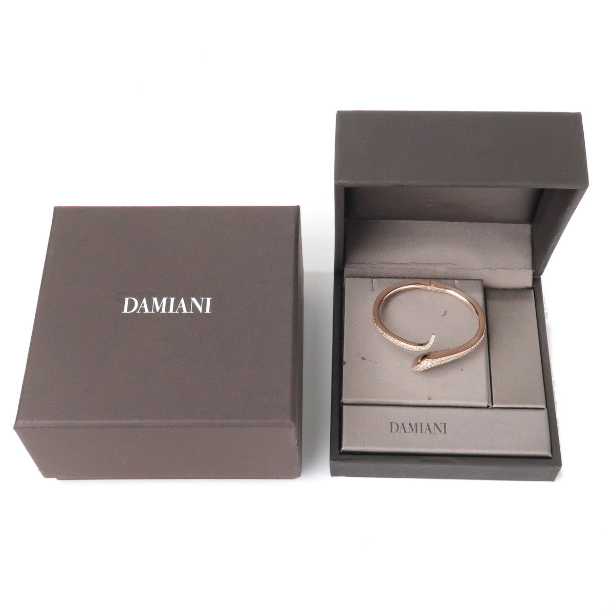 DAMIANI Eden Diamond Bracelet Size M K18PG 750PG Rose Gold