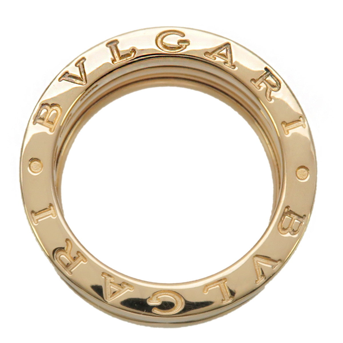 BVLGARI B-zero1 Ring 4 Band K18YG Yellow Gold #50 US5 EU50