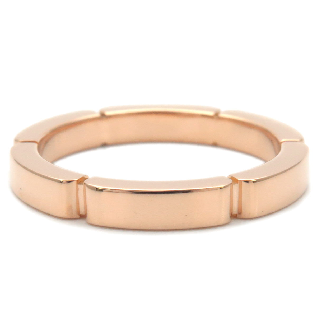Cartier maillon Panthere 4P Diamond Ring Rose Gold #49 US5