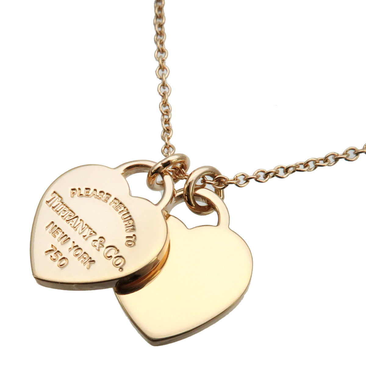 Tiffany&Co.-Return-to-Tiffany-Mini-Double-Heart-Tag-Necklace-K18YG