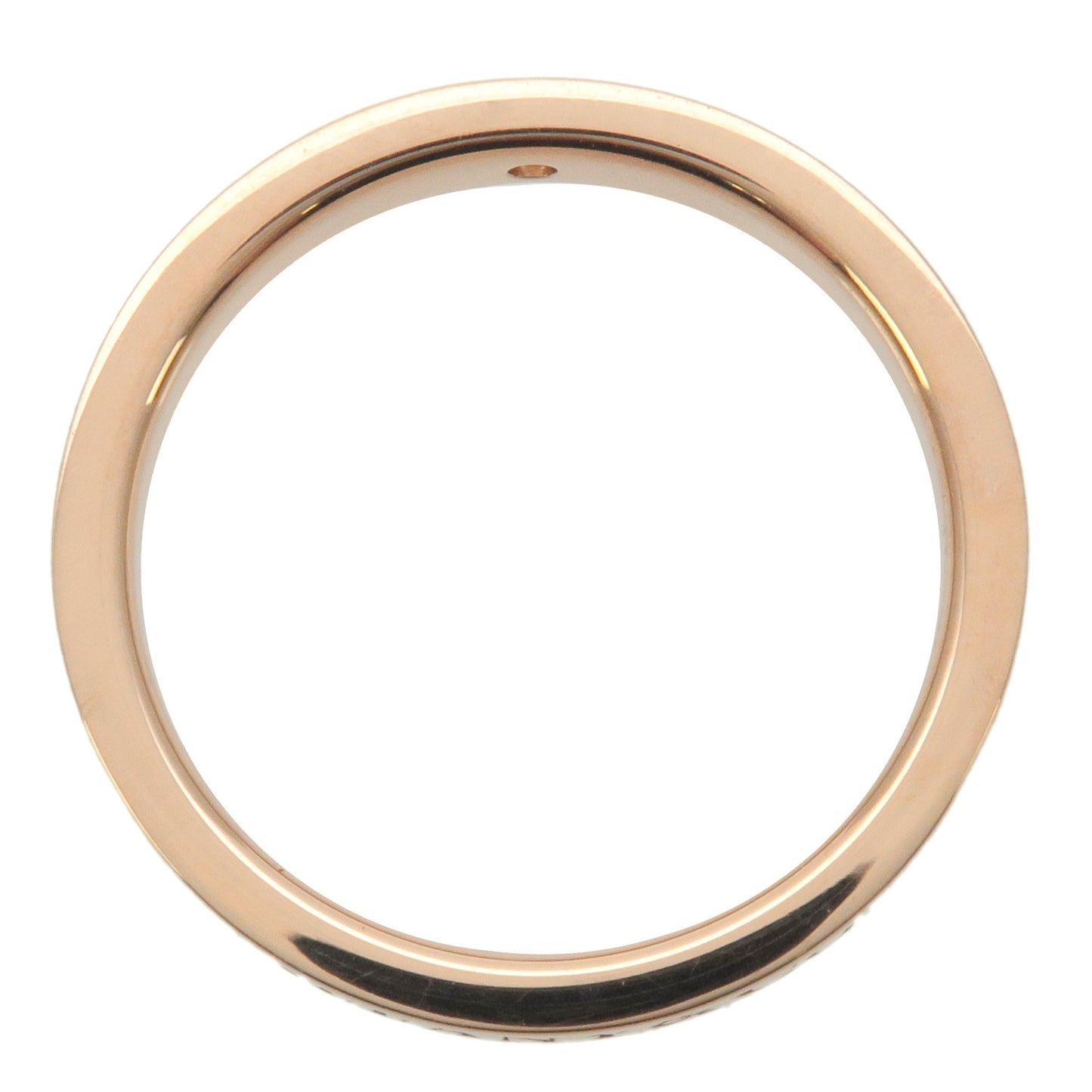Tiffany&Co. Flat Band 3P Diamond Ring Rose Gold US4.5-5 EU49