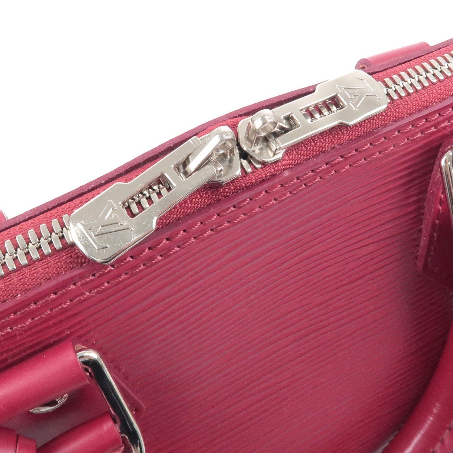 Louis Vuitton Epi Alma PM Hand Bag Fuchsia Pink M41154