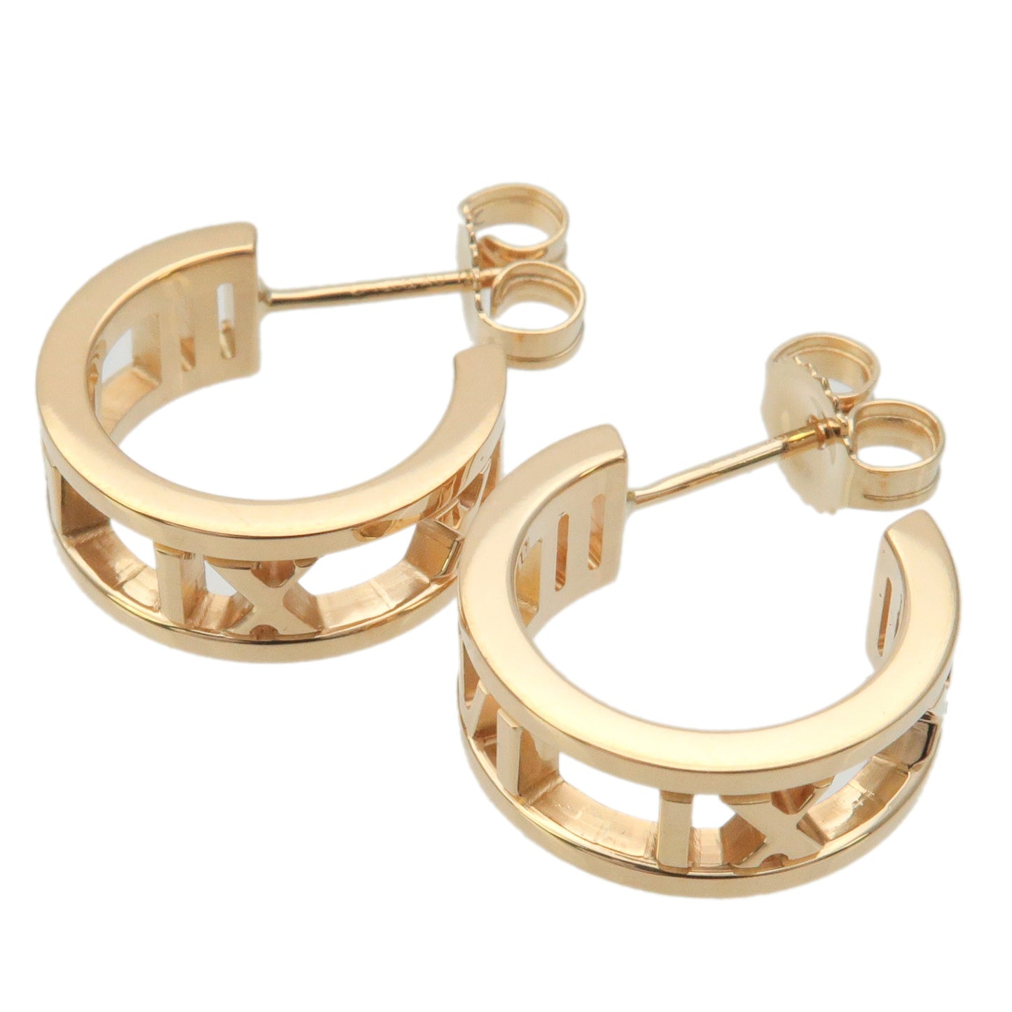 Tiffany&Co.-Atlas-Hoop-Earrings-K18YG-750YG-Yellow-Gold