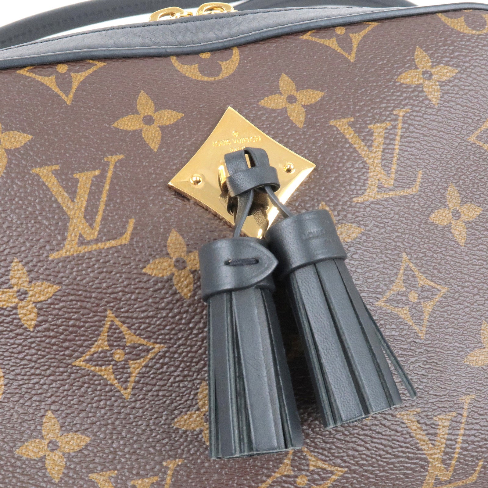 Louis Vuitton Saintonge crossbody bag Beige Dark brown Leather