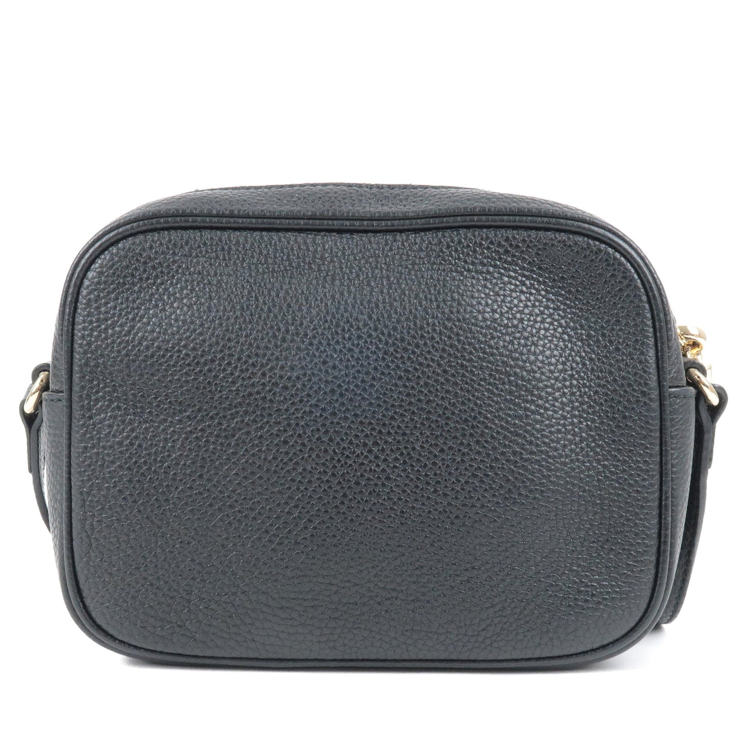 GUCCI SOHO Small Disco Leather Shoulder Bag Black 308364