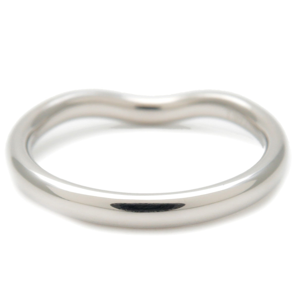 Tiffany&Co. Curved Band Ring 9P Diamond Platinum US5-5.5 EU50.5