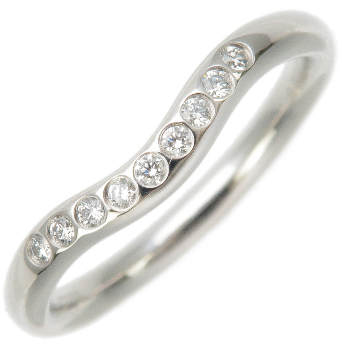 Tiffany&Co.-Curved-Band-Ring-9P-Diamond-Platinum-US5-EU49