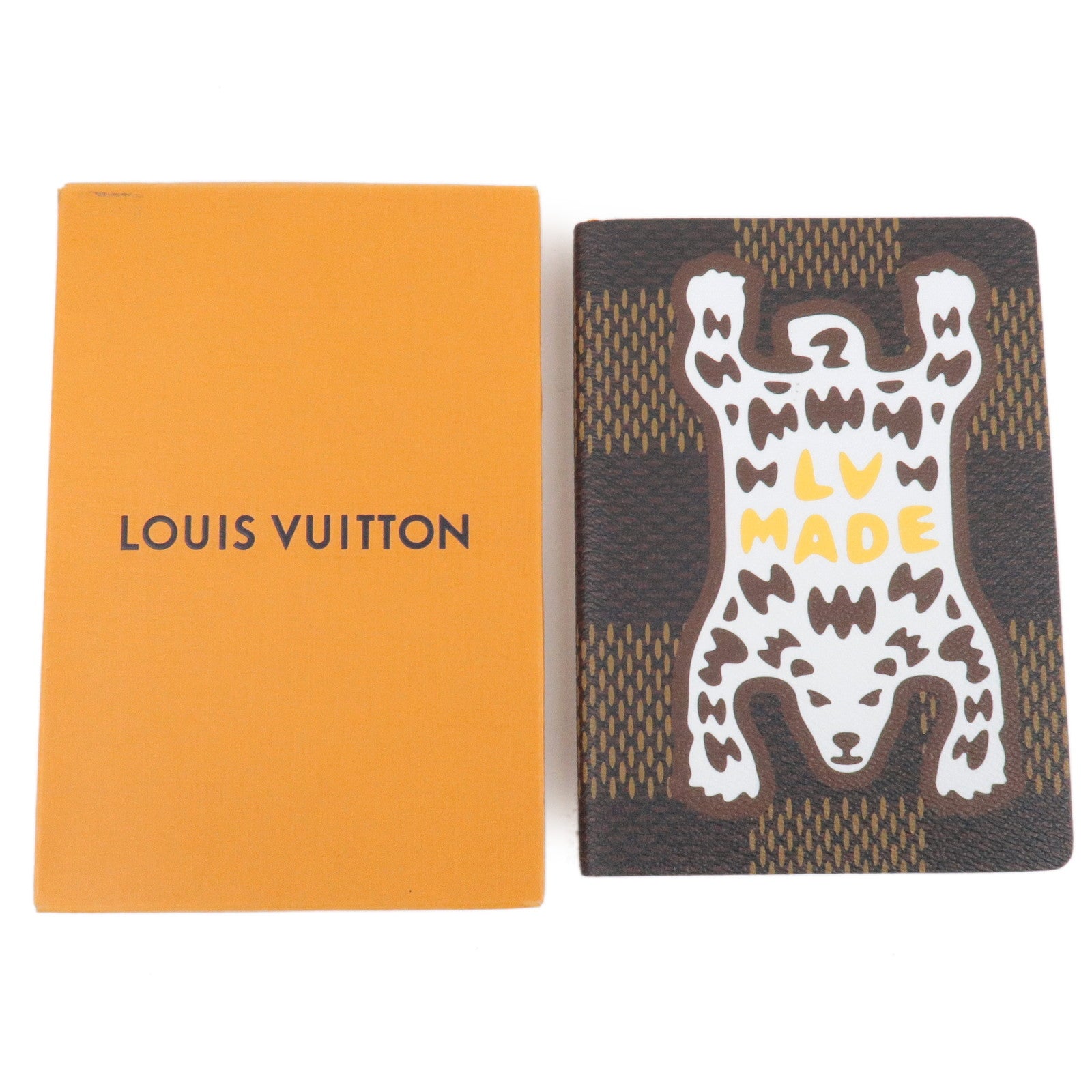 Louis Vuitton x Nigo Clemence Notebook Damier Ebene Giant Brown