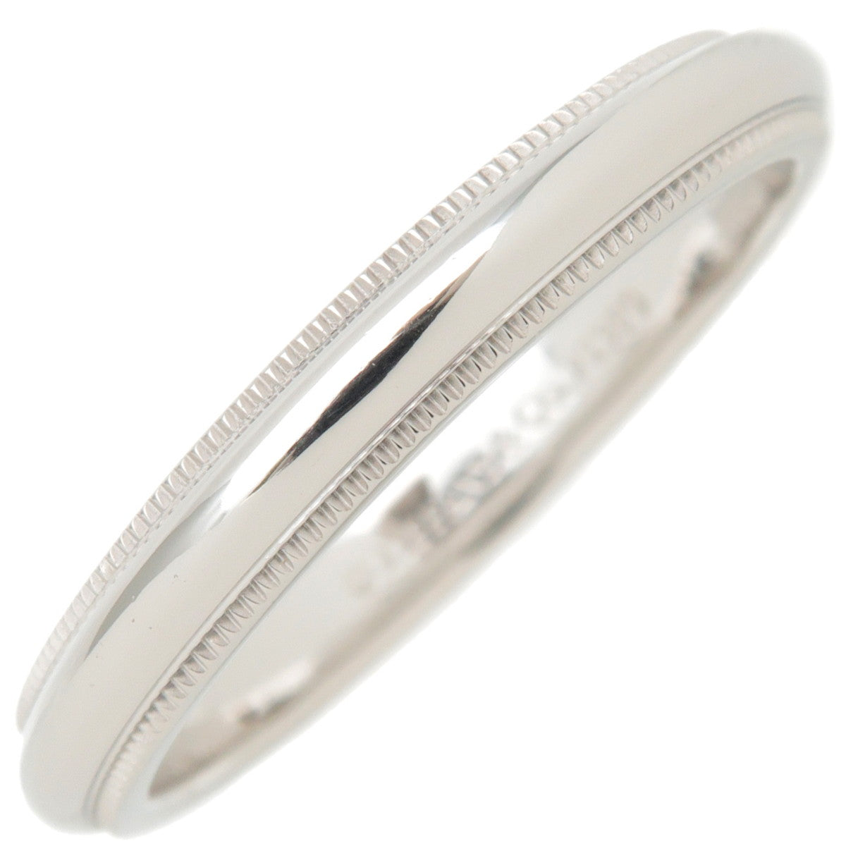 Tiffany&Co.-Milgrain-Band-Ring-Platinum-PT950-US8-EU56.5