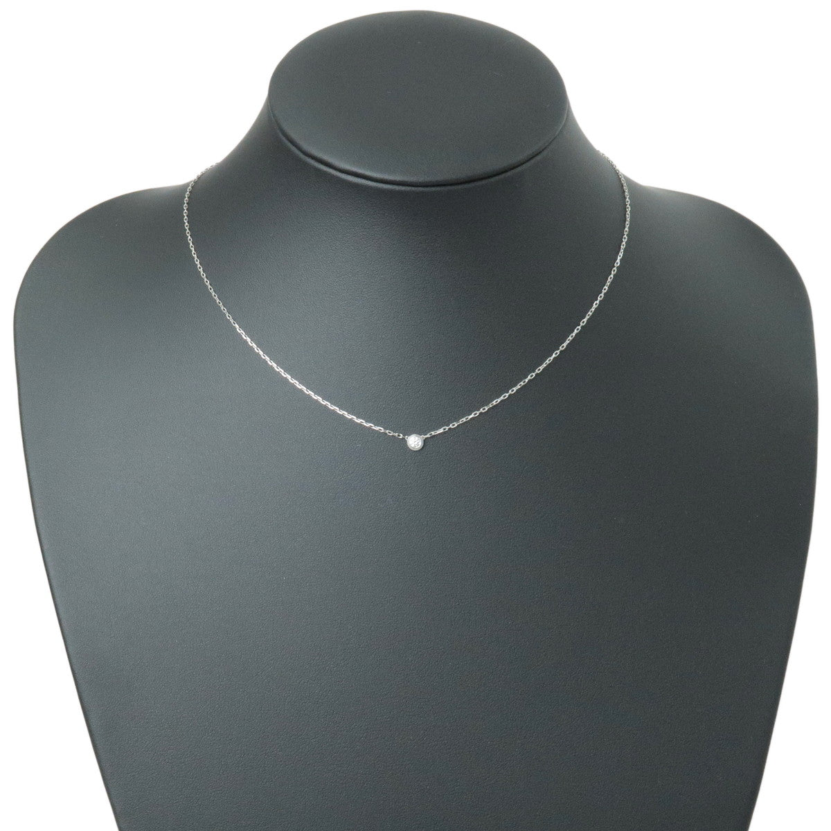 Cartier Diamants Légers Necklace SM 1P Diamond 0.09ct K18WG