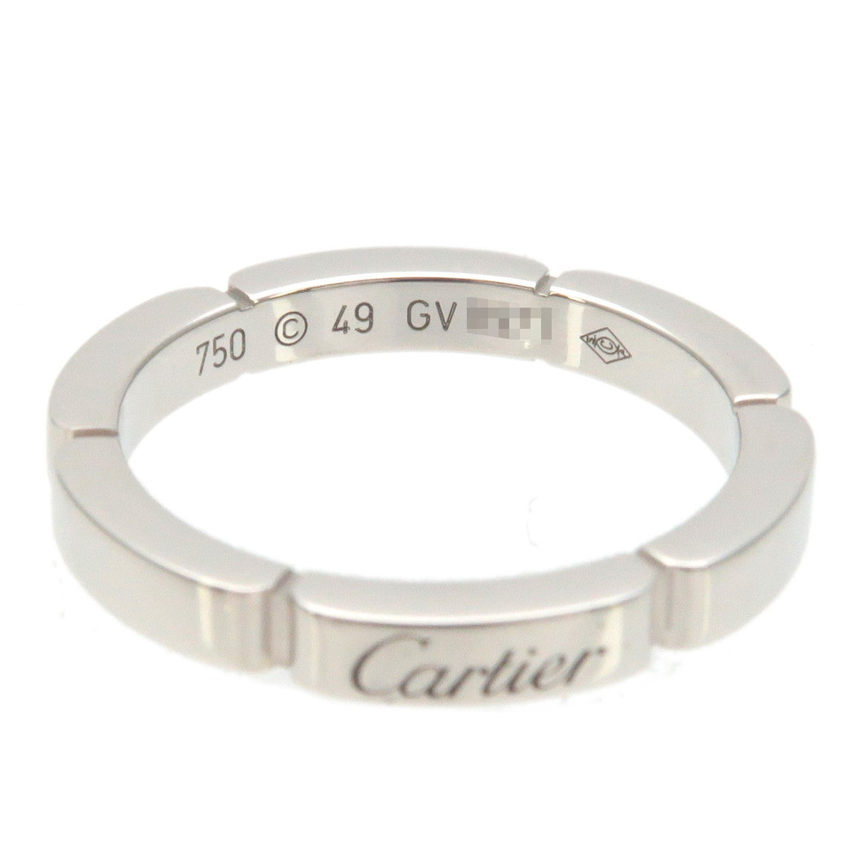 Cartier Maillon Panthère Ring K18 White Gold #49 US4.5-5 EU49