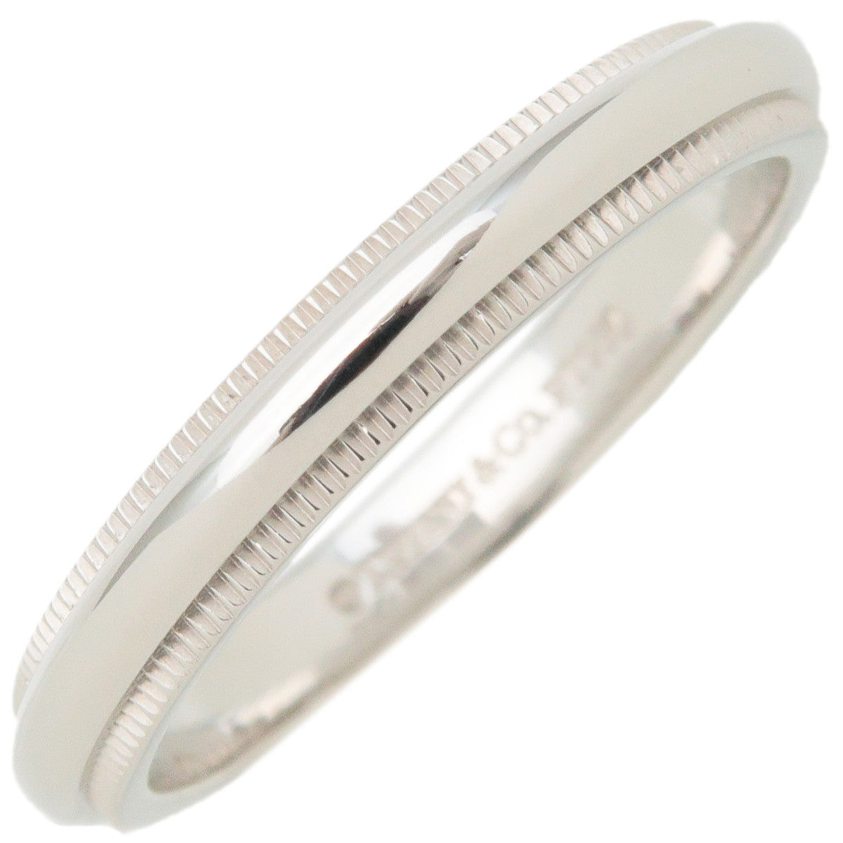 Tiffany&Co.-Milgrain-Band-Ring-PT950-Platinum-US6.5-HK14-EU53