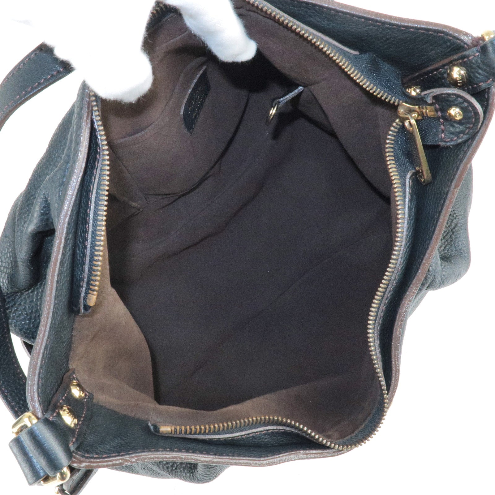 Louis Vuitton XS Mahina Shoulder Bag Monogram Noir Ladies
