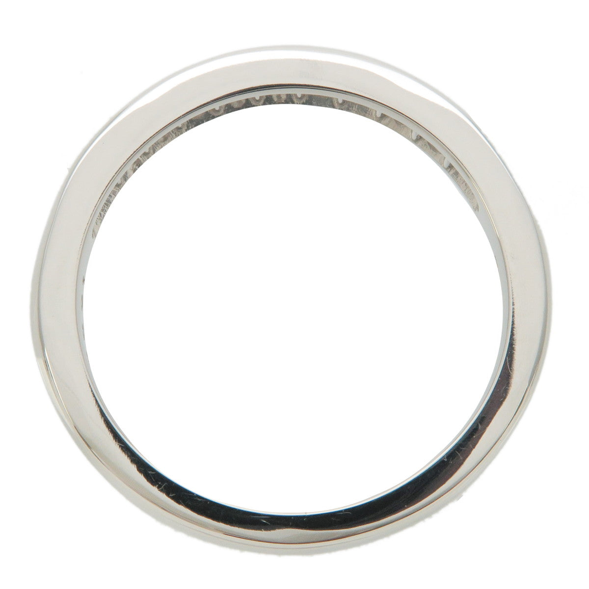 Tiffany&Co. Half Circle Channel-set Diamond Ring Platinum US5