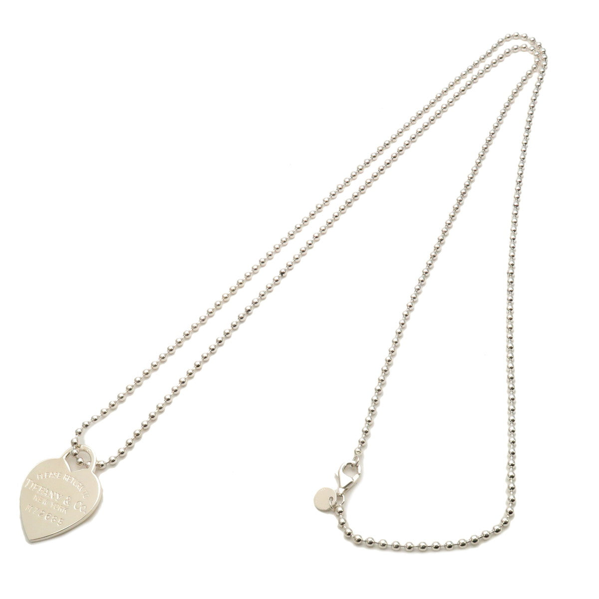 Tiffany&Co. Return to Tiffany Heart Tag Necklace Silver SV925