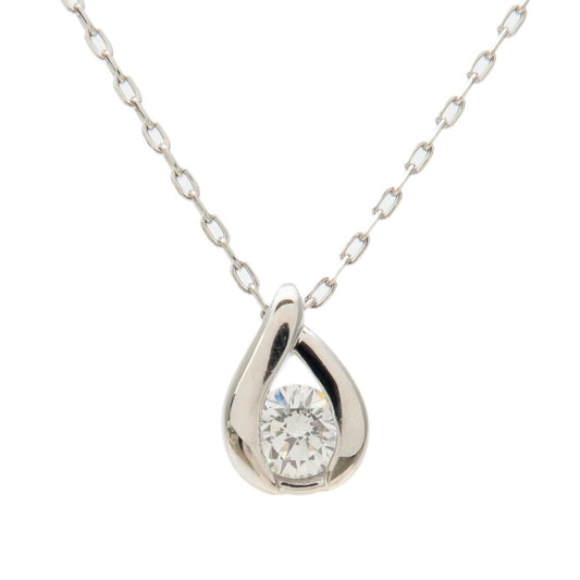 4℃-1P-Diamond-Pendant-Necklace-PT850-Platinum