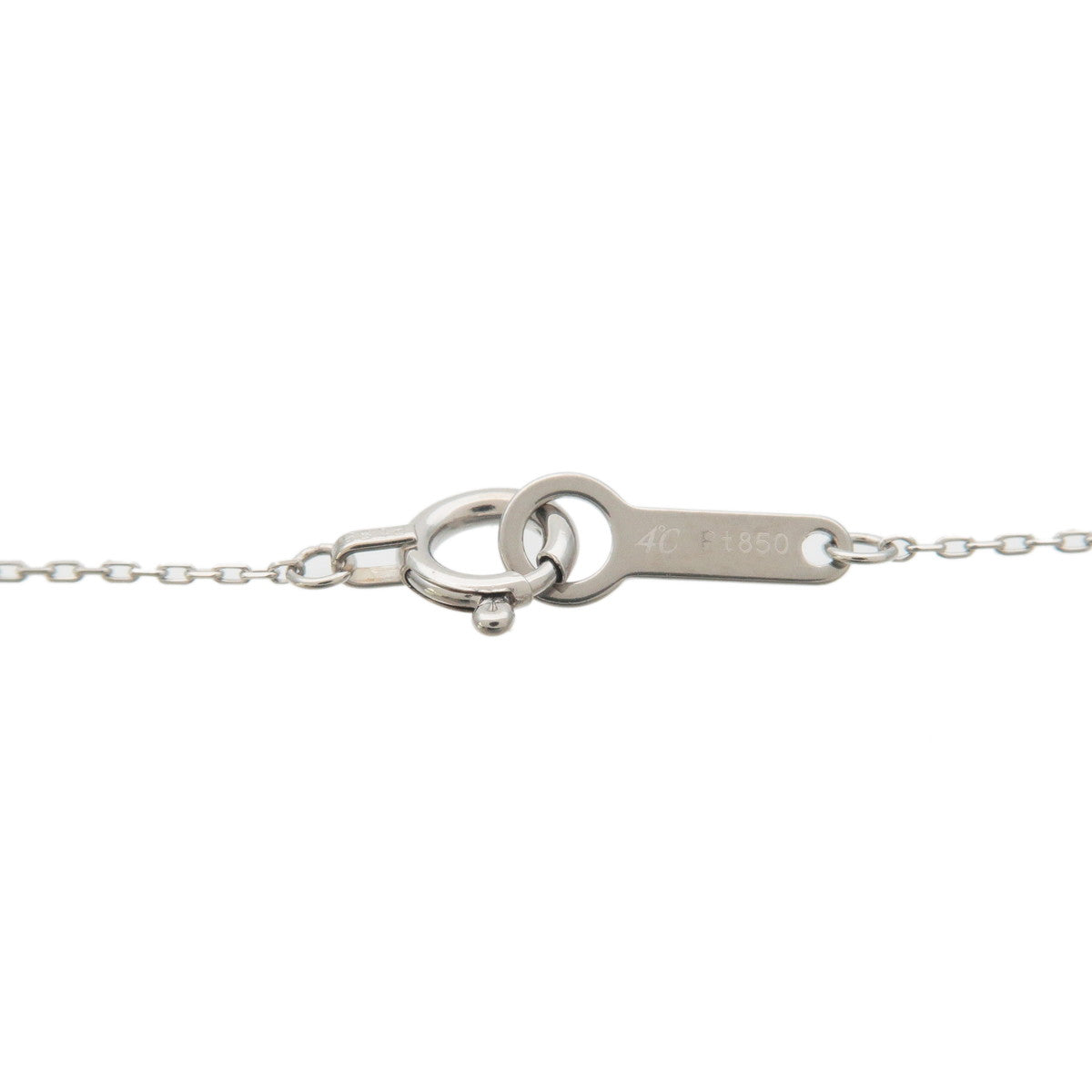4℃-1P-Diamond-Pendant-Necklace-PT850-Platinum – Stclaircomo luxury
