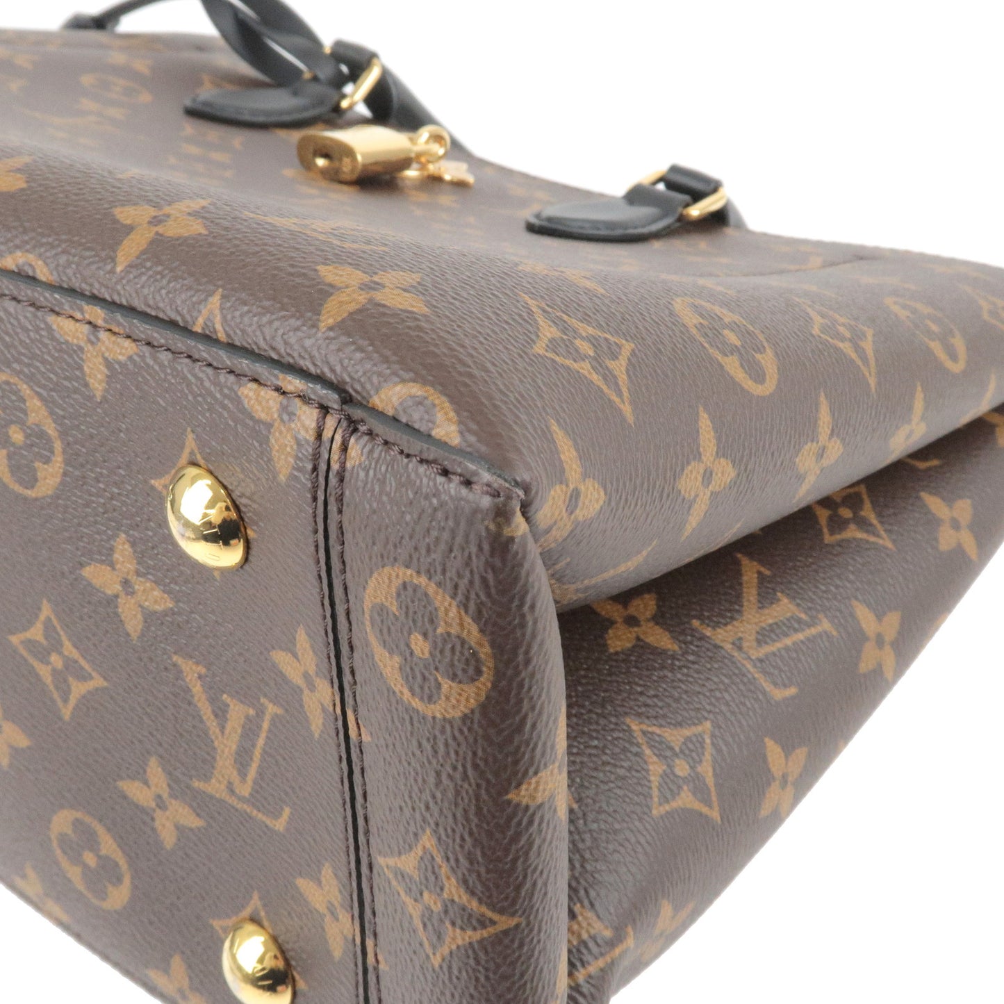 Authentic Louis Vuitton Monogram Flower 2 Way Tote Handbag for Women