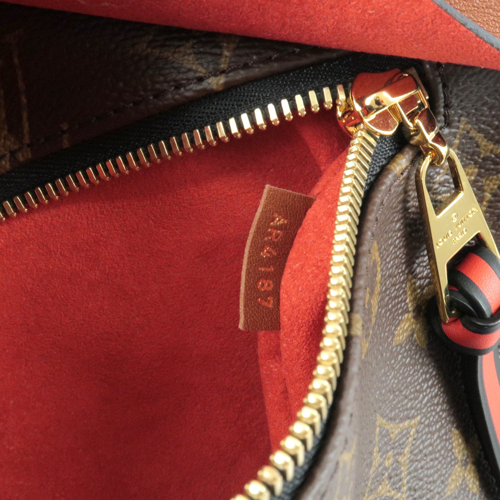 Louis Vuitton Tuileries Besace Bag Brown/Red Monogram