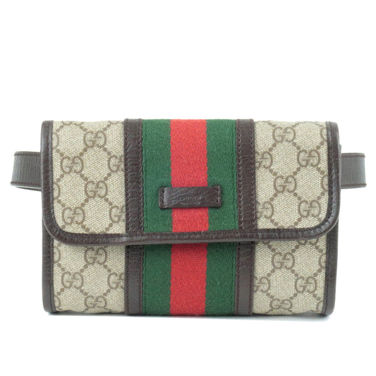 GUCCI-Sherry-GG-Supreme-GG-Plus-Leather-Waist-Pouch-Beige-152597