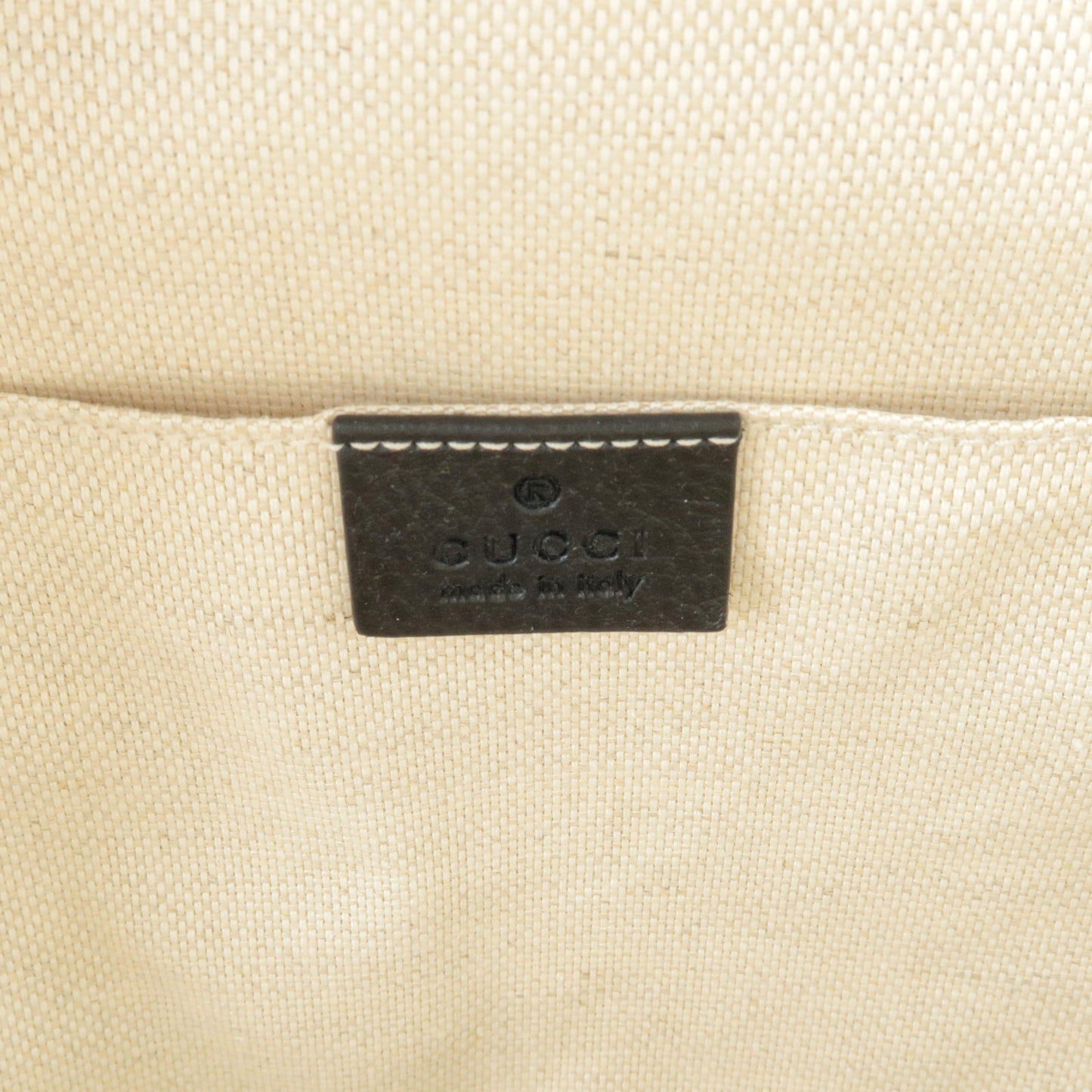 GUCCI SOHO Interlocking G Leather Back Pack Black 536192