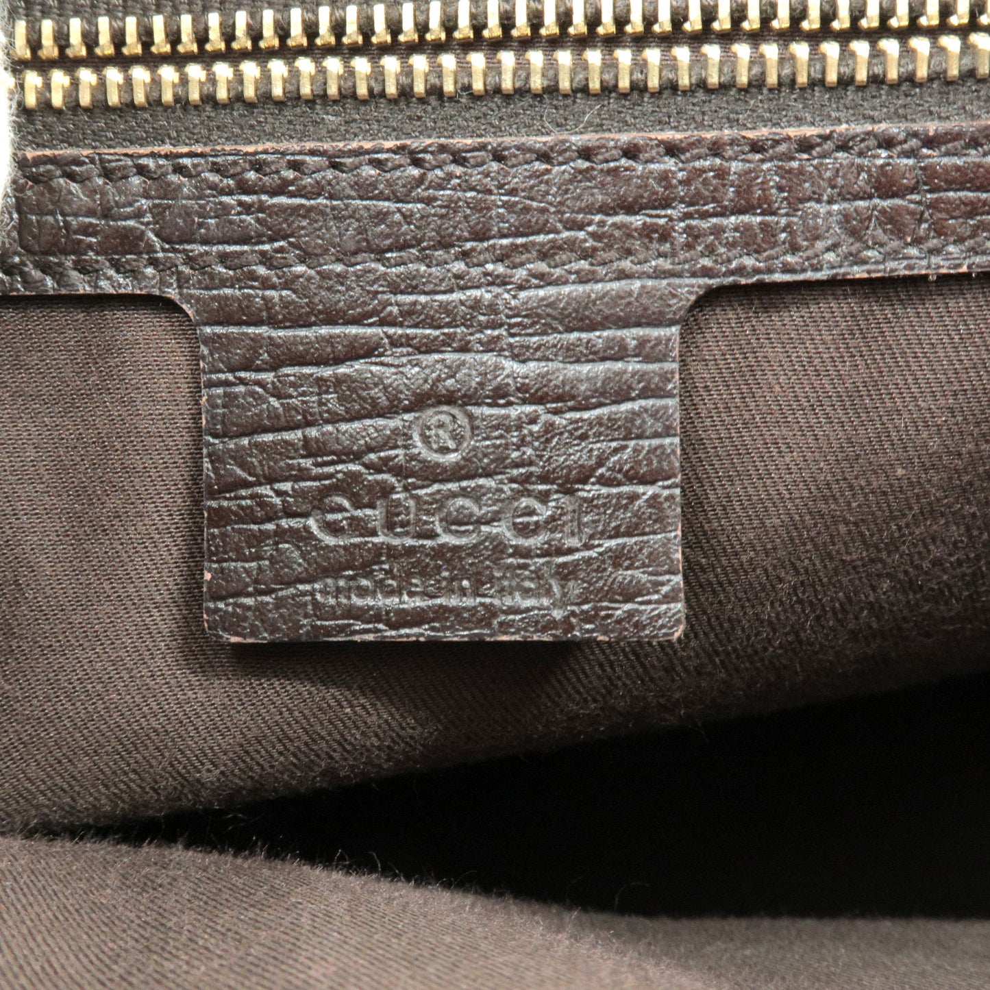 GUCCI Horsebit Sherry GG Canvas Leather Shoulder Bag 137387