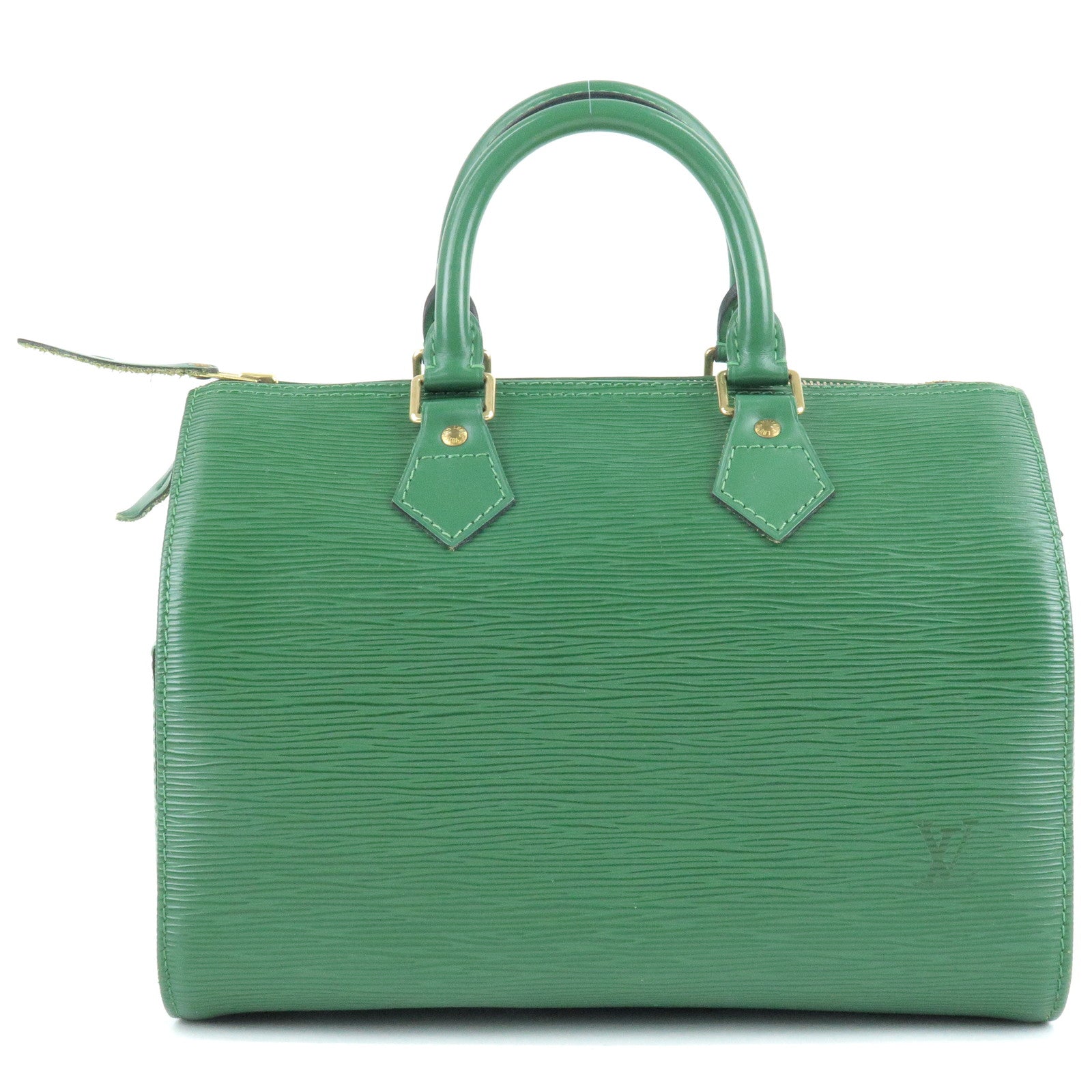 Louis Vuitton Vintage - Epi Speedy 25 Bag - Green - Leather