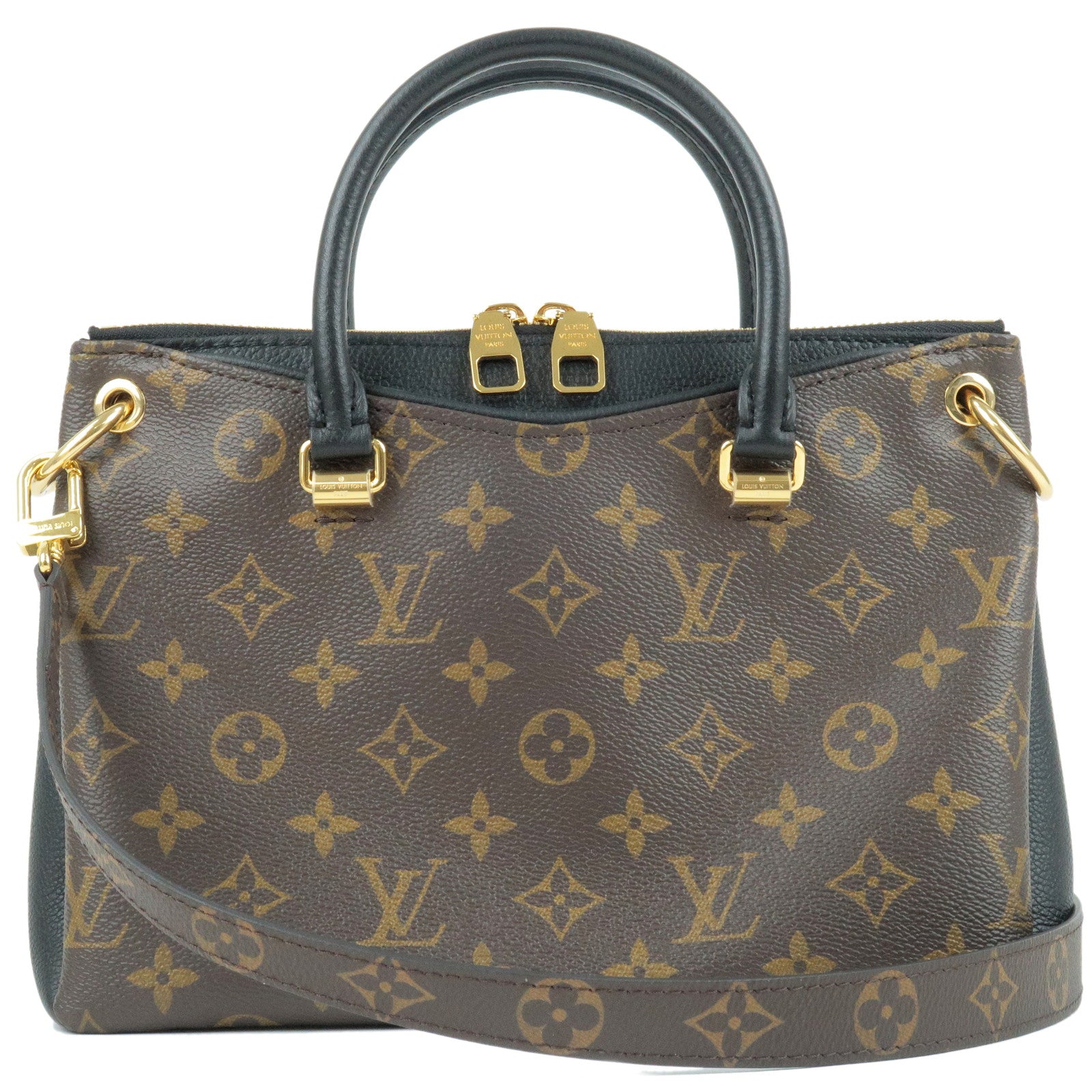 Louis-Vuitton-Monogram-Pallas-BB-2Way-Bag-Hand-Bag-Noir-M42960