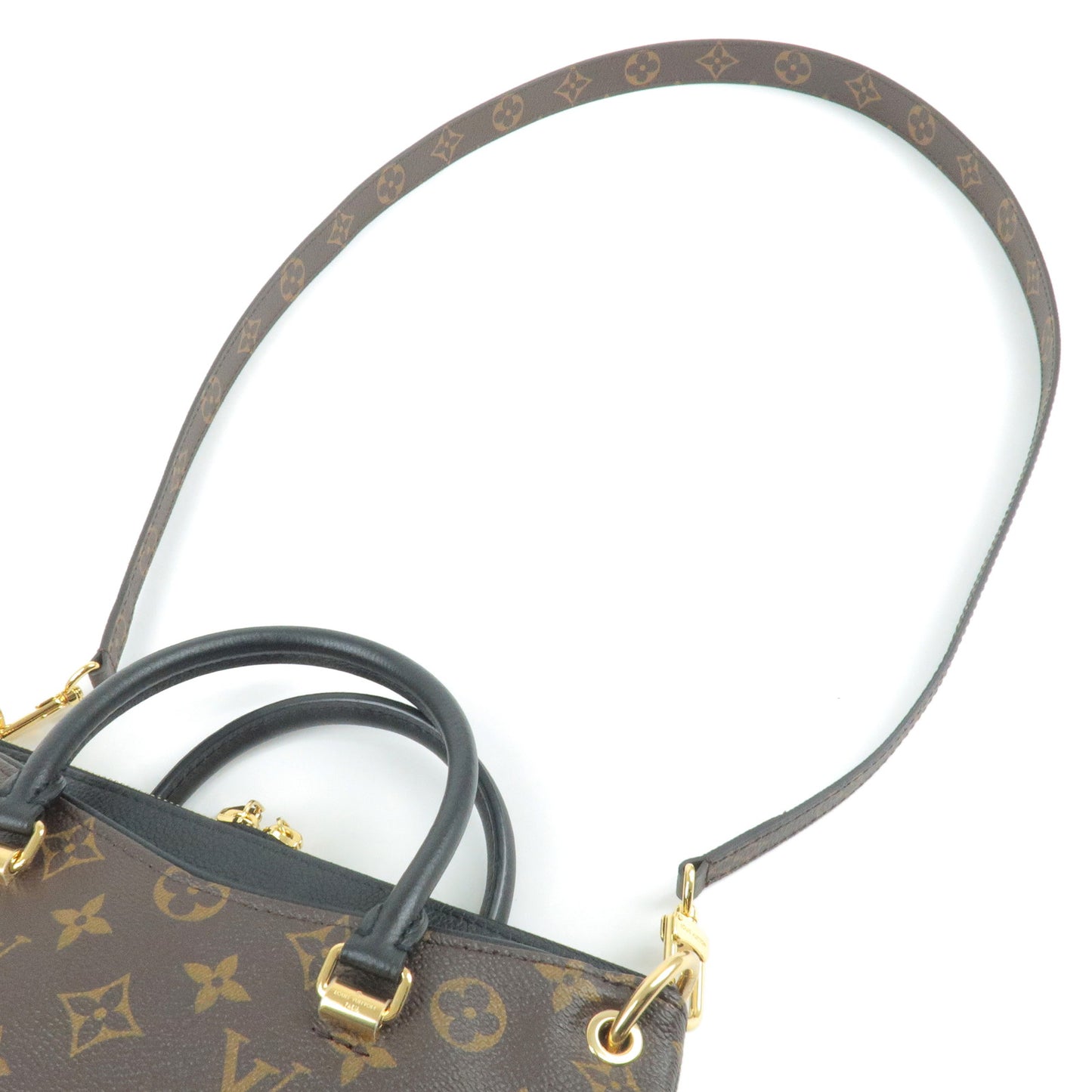Louis Vuitton Monogram Pallas BB 2Way Bag Hand Bag Noir M42960