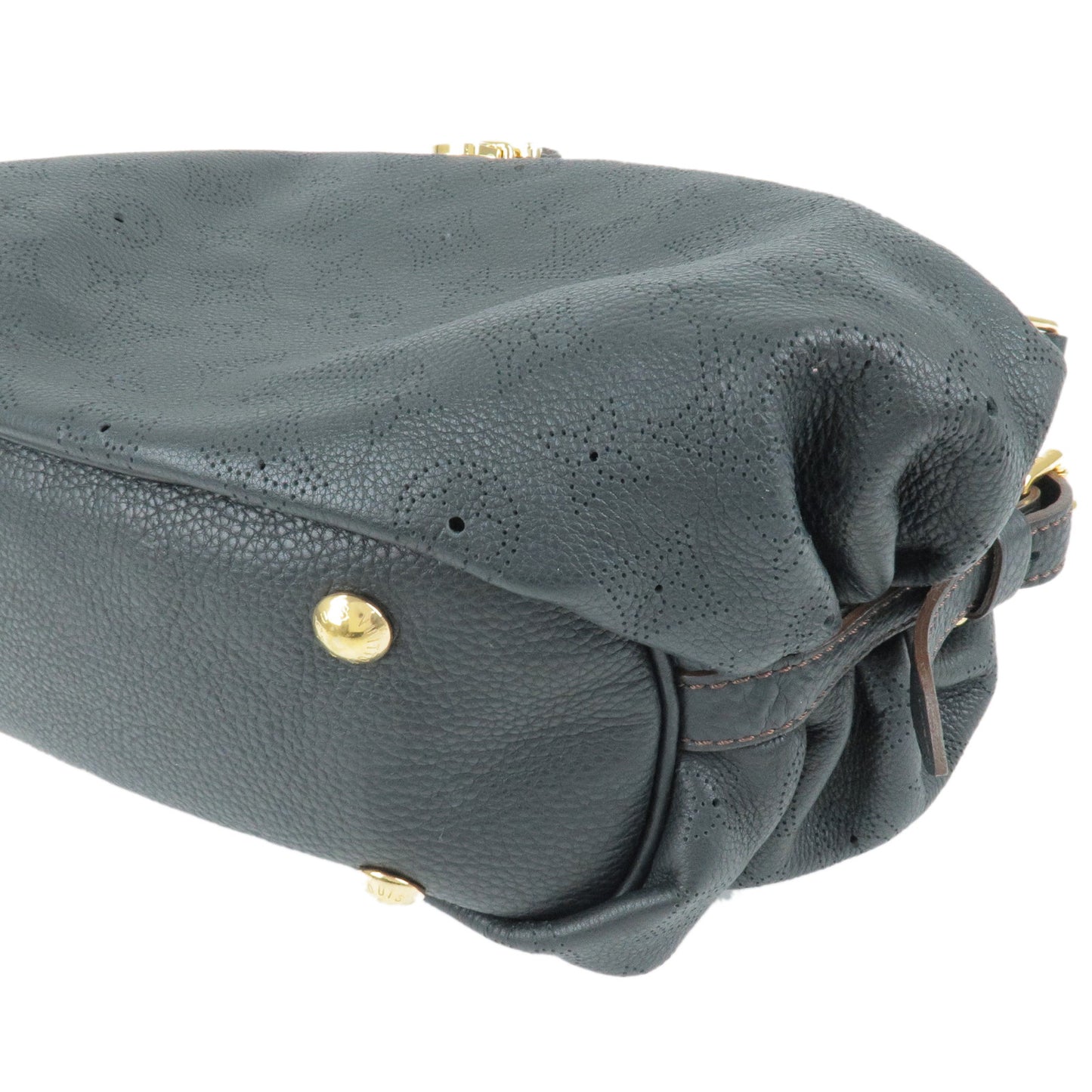 Louis Vuitton Monogram Mahina XS Shoulder Bag Noir Black M95660
