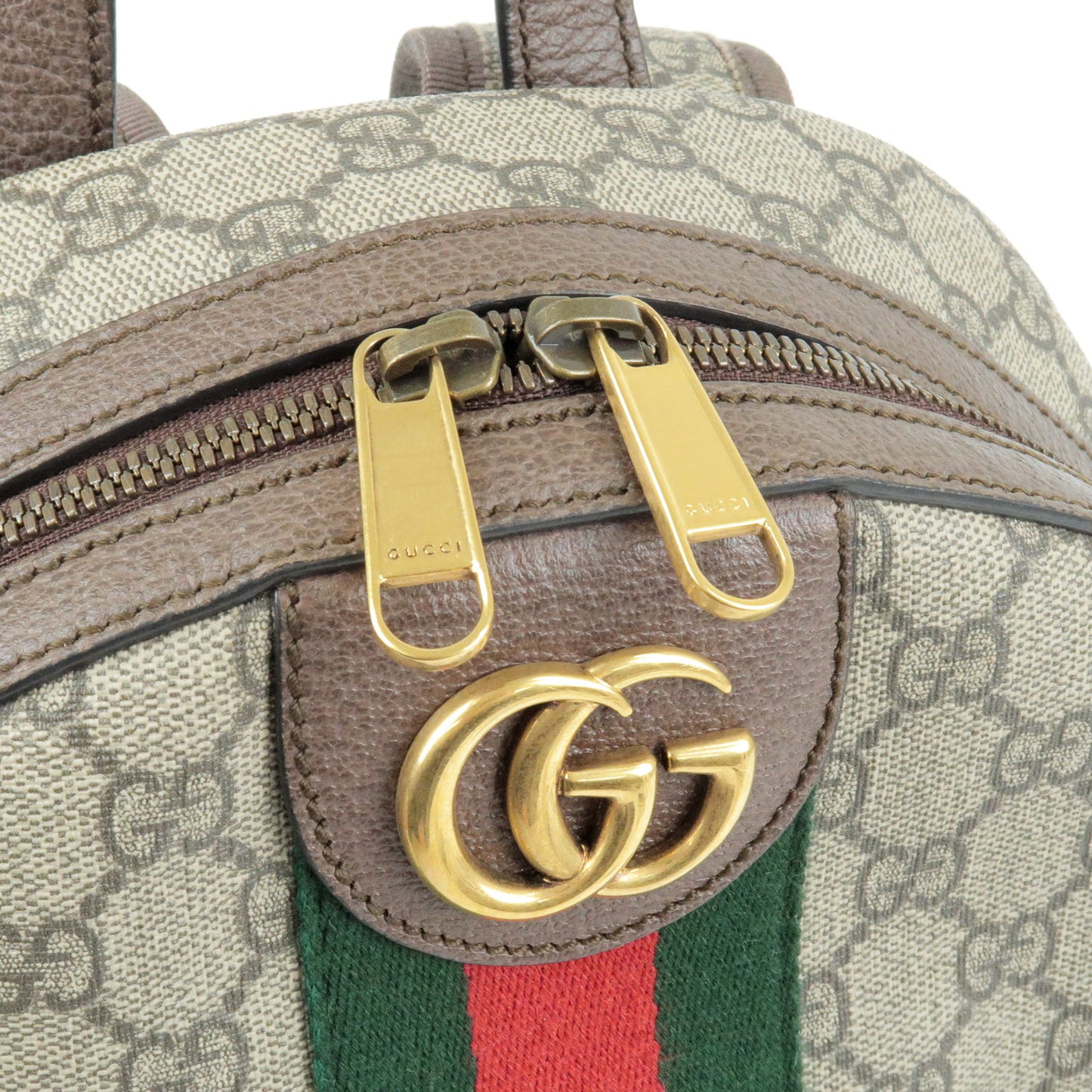 GUCCI Sherry Ophidia GG Supreme Leather GG Small Back Pack 547965