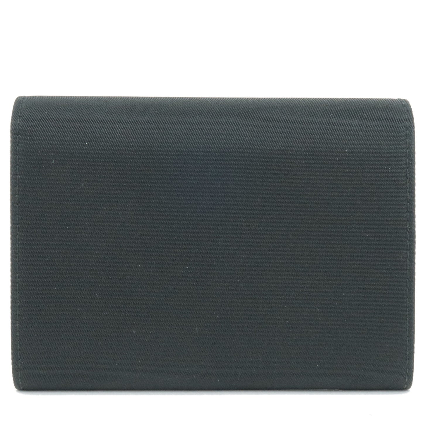 PRADA Logo Nylon Bi Fold Coin Case Nero Black 1M0842