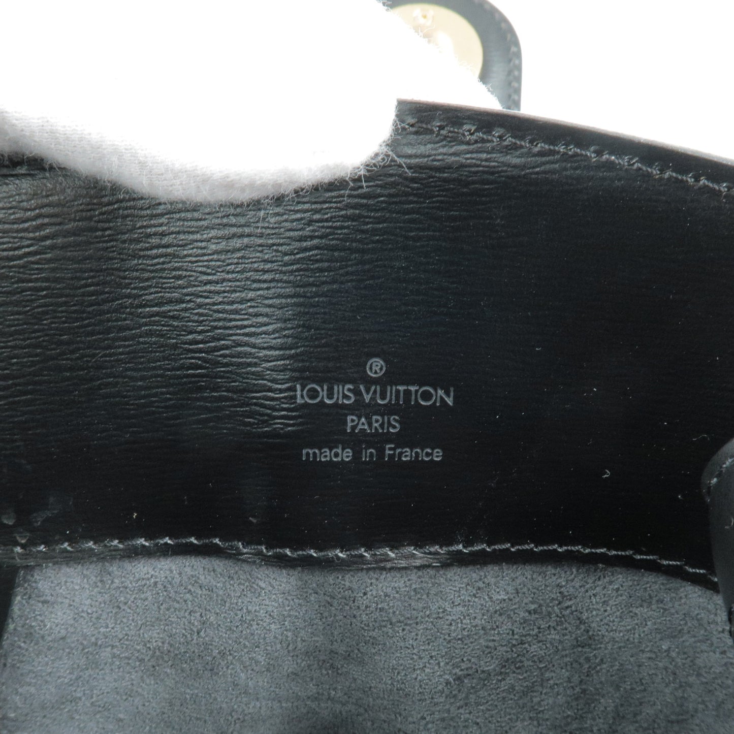 Louis Vuitton Epi Cluny Shoulder Bag Black Noir M52252