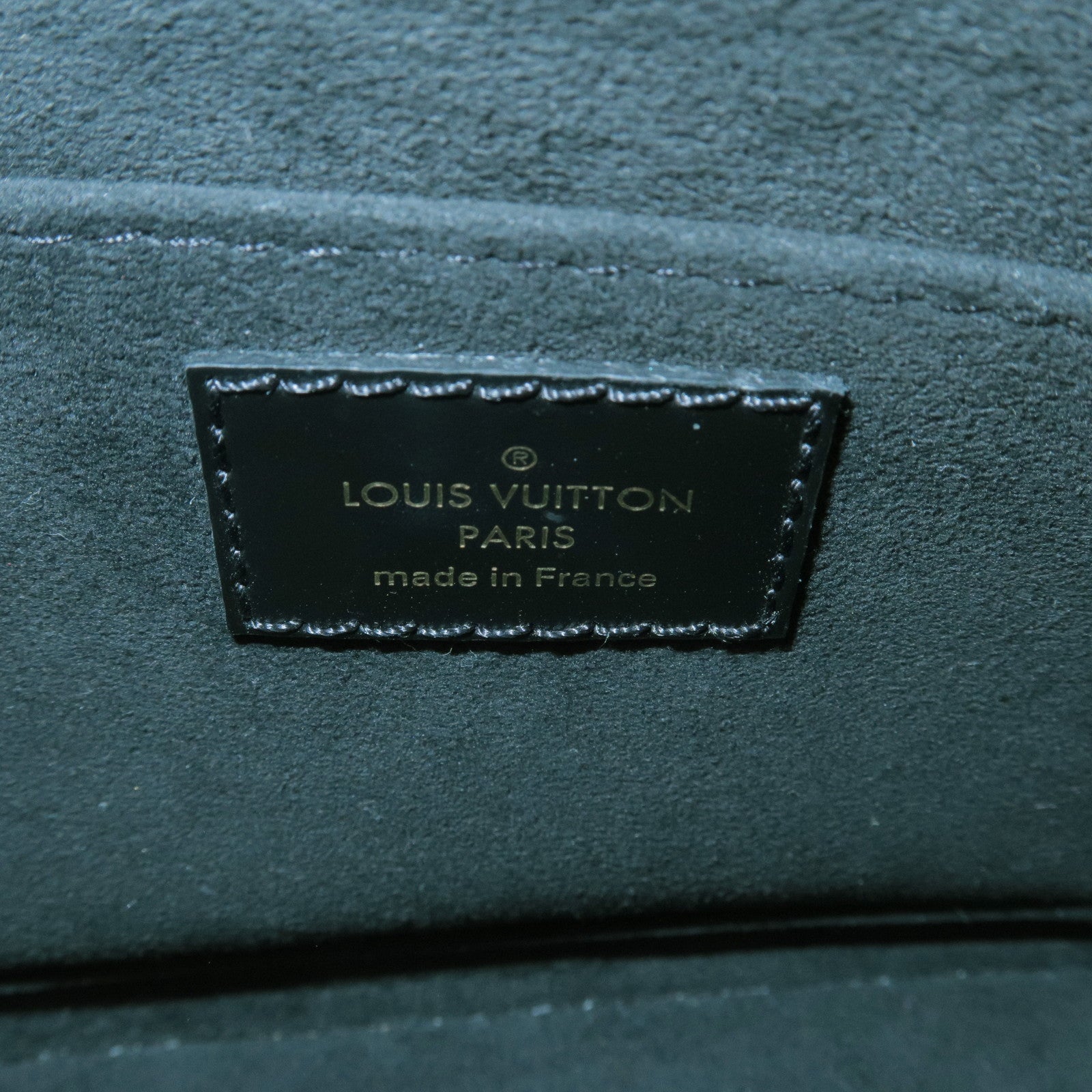 LOUIS VUITTON LV Alma Hand Bag Epi Leather Blue Gold France M52145