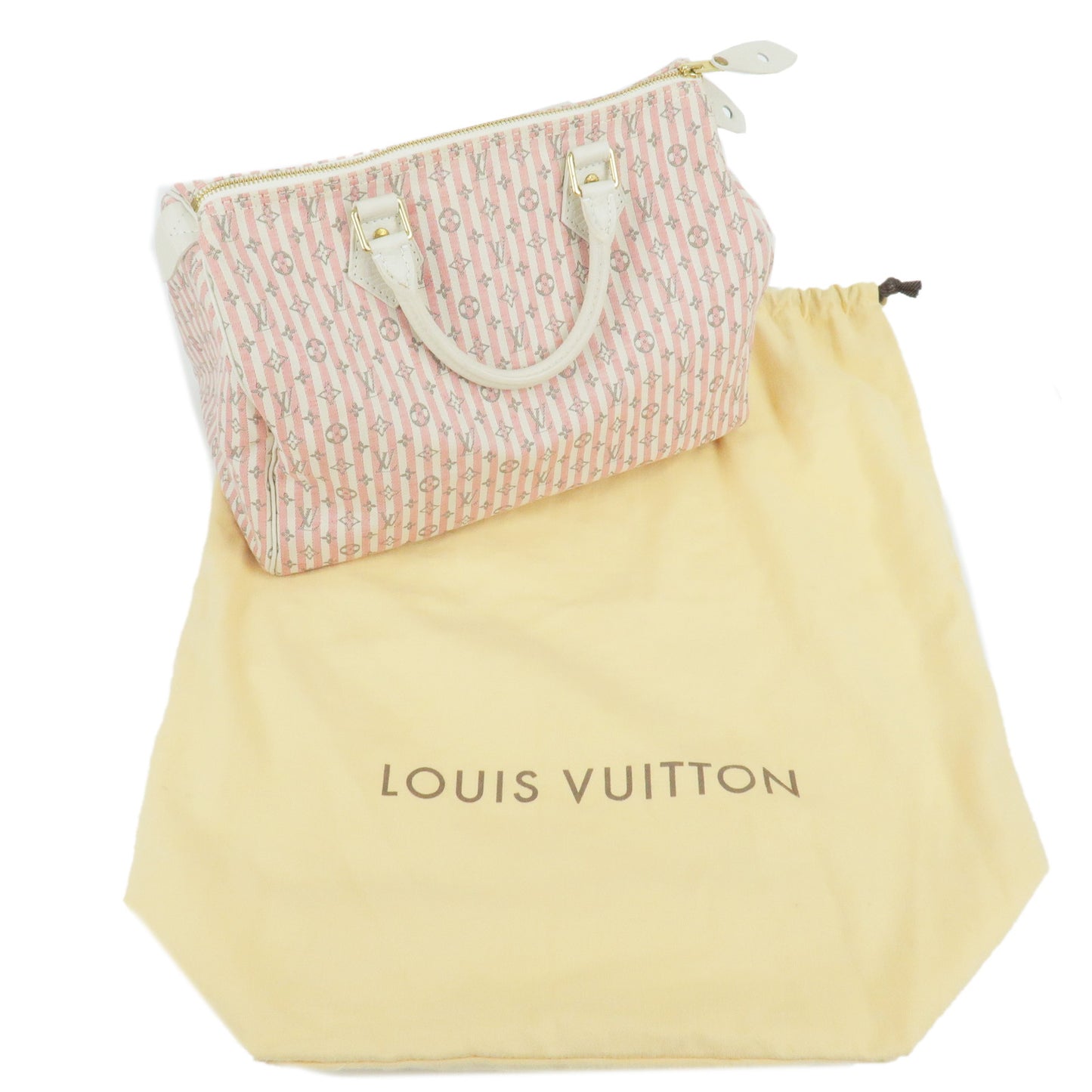 Louis Vuitton Monogram Minilin Speedy 30 Boston Bag Rouge M95501