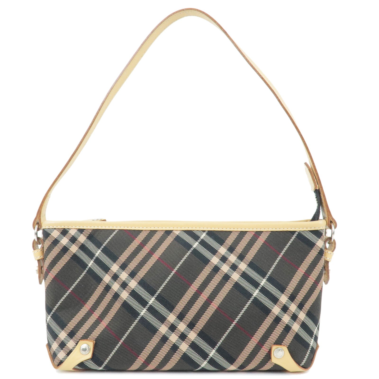 Burberry Vintage Check and Leather Crossbody bag#, Beige