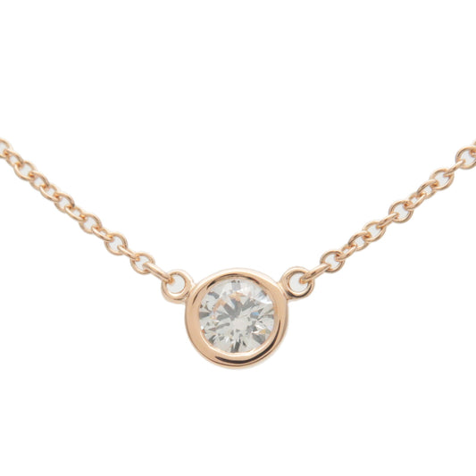 Tiffany&Co.-By-the-Yard-1P-Diamond-Necklace-0.21ct-Rose-Gold