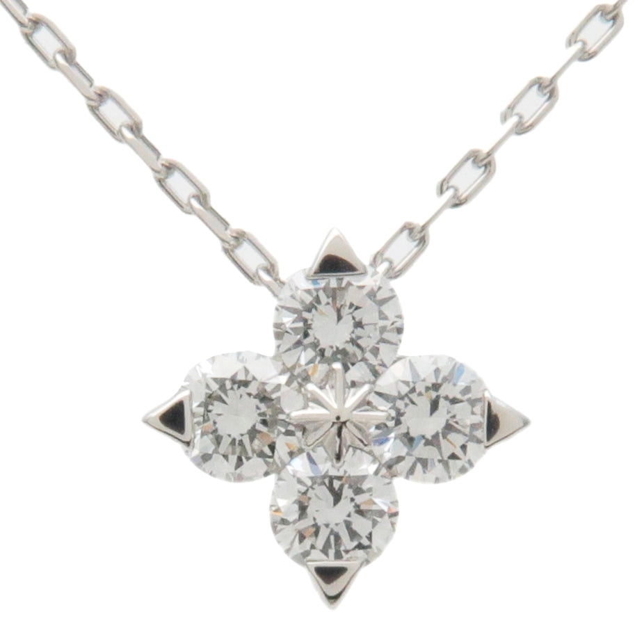 STAR JEWELRY Brightest Star 4P Necklace 0.13ct 950 Platinum