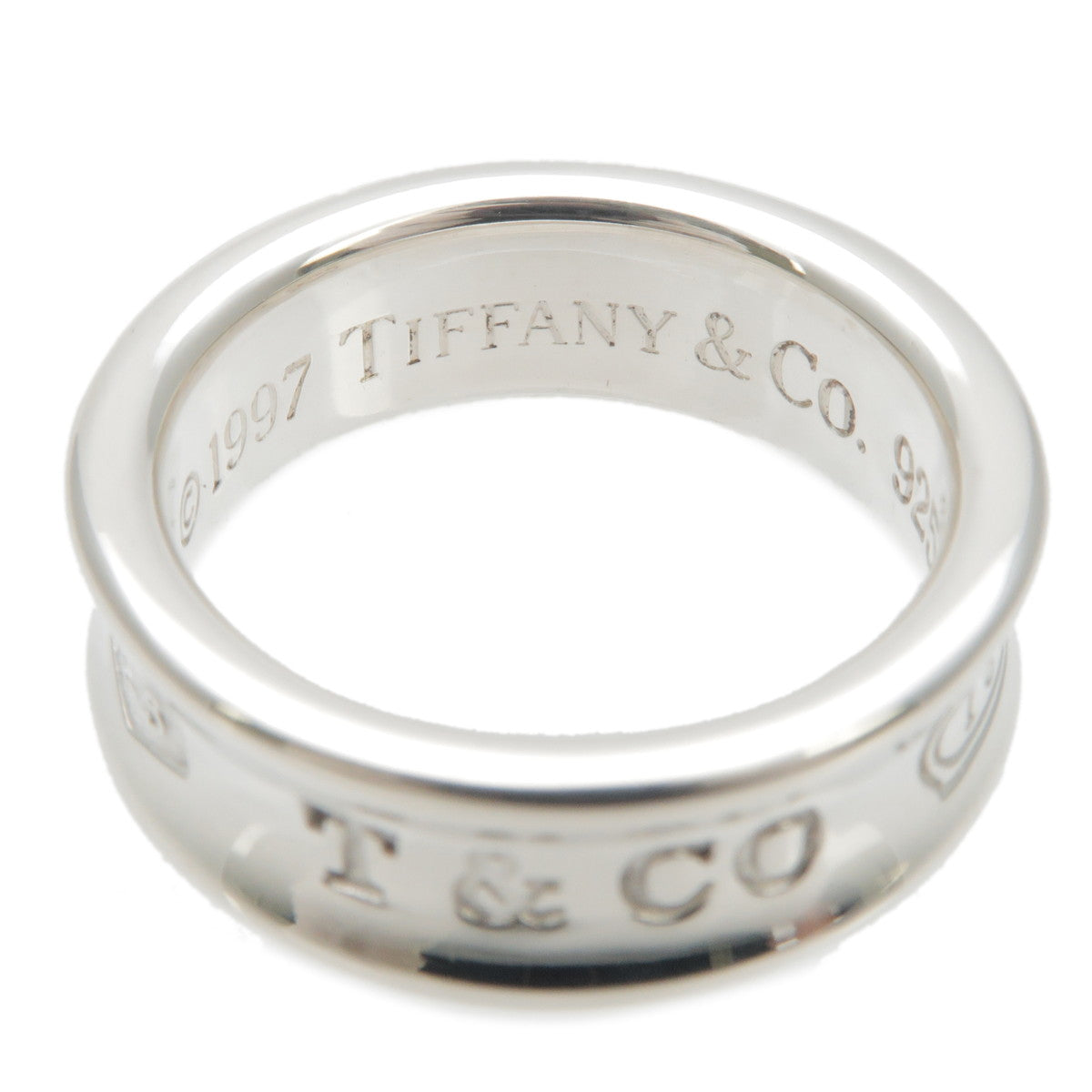 Tiffany&Co. 1837 Ring SV925 Silver #12 US6 HK13 EU52.5