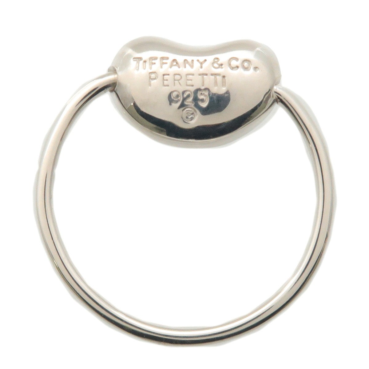 Tiffany&Co. Bean Ring Small SV925 Silver #8 US4.5-5 HK10 EU48