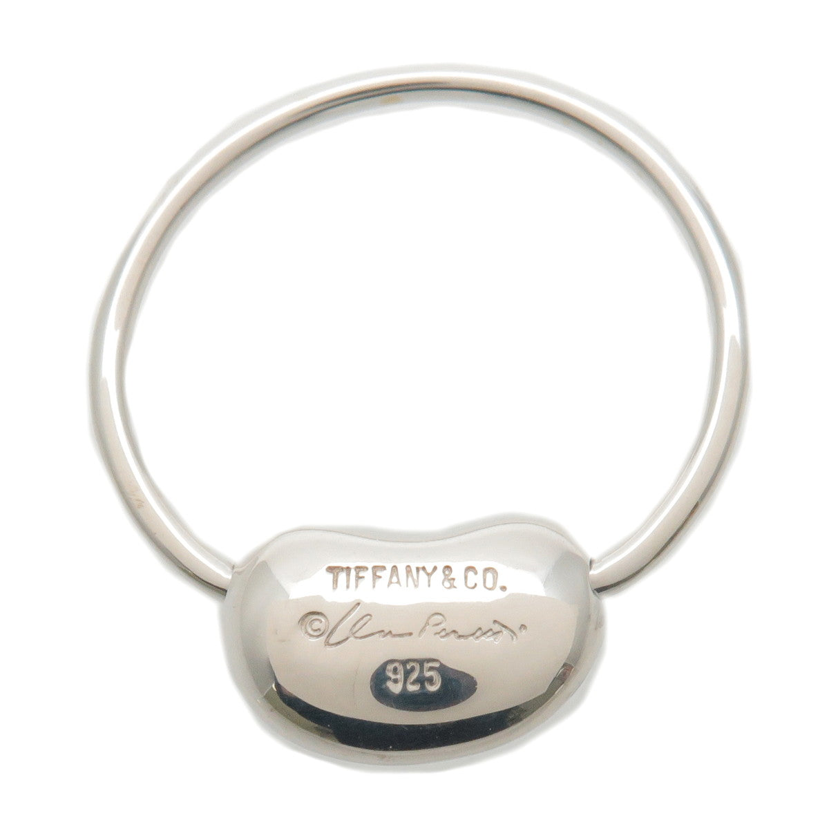 Tiffany&Co. Bean Ring Small SV925 Silver #9 US5 HK11 EU49.5