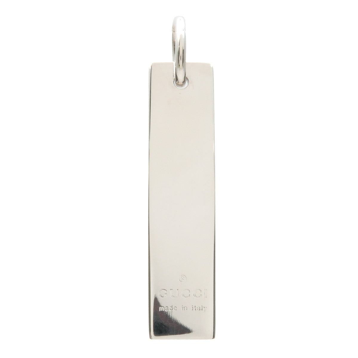 GUCCI-Plate-Necklace-Pendant-Top-SV925-Silver
