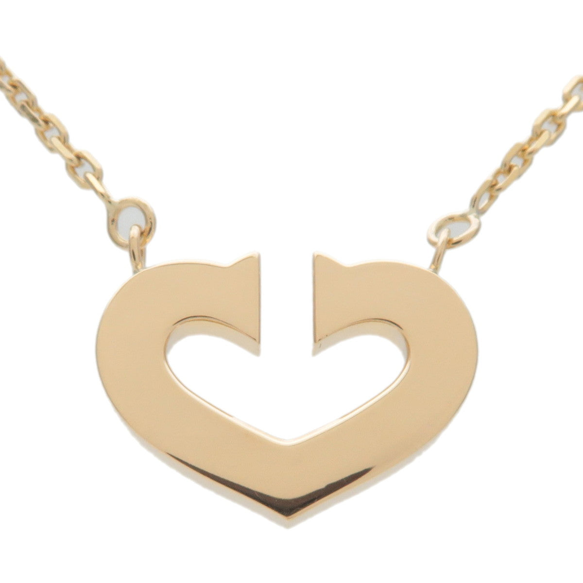 Cartier-C-Heart-Necklace-K18YG-750YG-Yellow-Gold