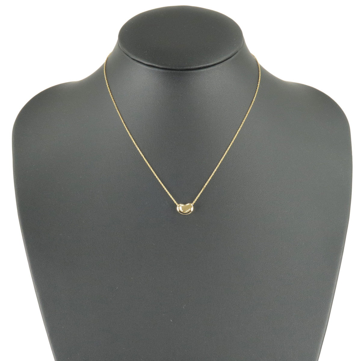 Tiffany&Co. Mini Bean Necklace K18YG 750YG Yellow Gold