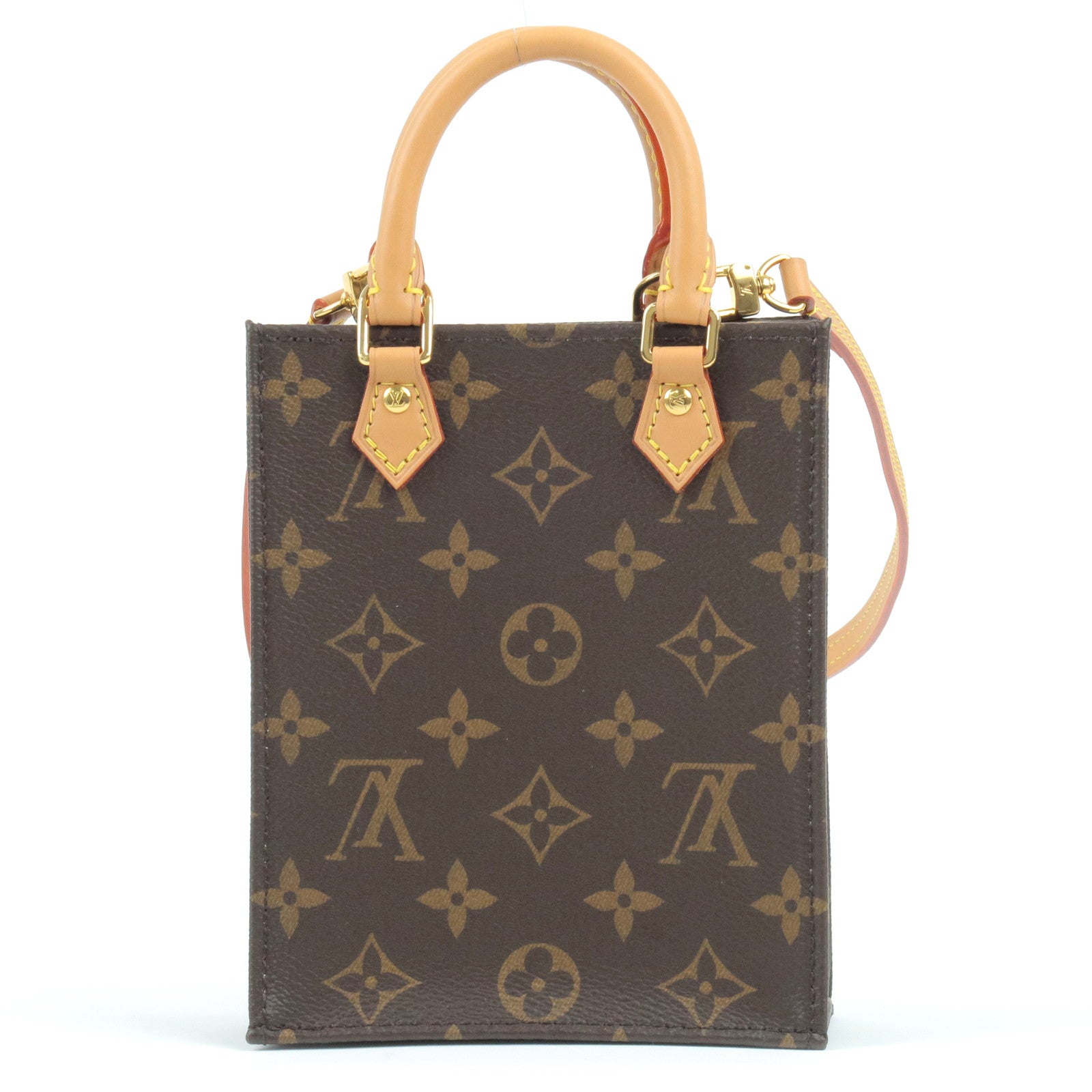 Plat - Sac - Tote - Hand - Bag - Vuitton - Louis Vuitton Monogram